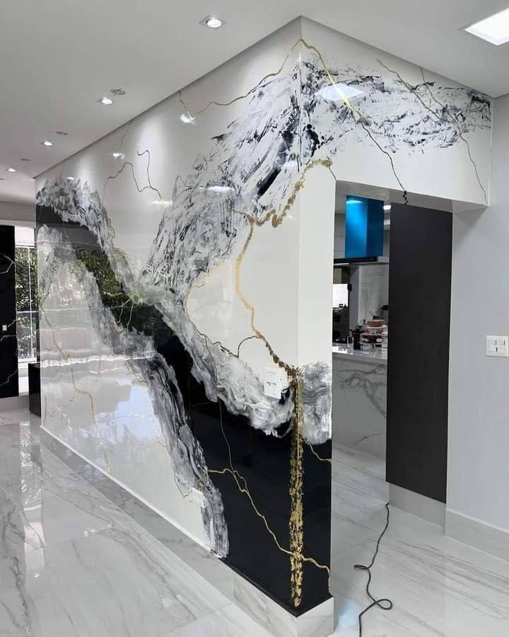 Bespoke Backlit Marble Display Vitrine