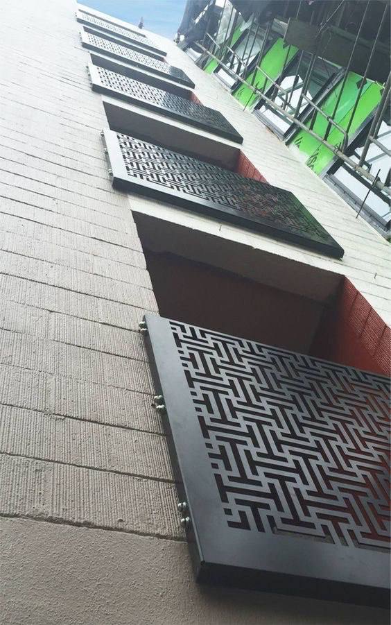 Industrial Building Corrugated Metal Wall Cladding