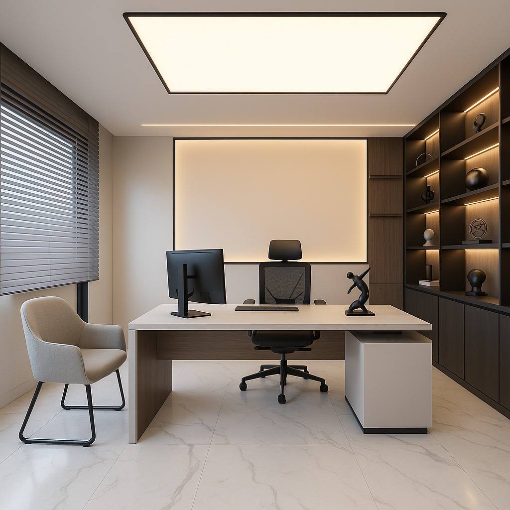 Private Office Suite with Custom Desk